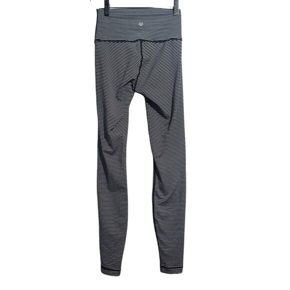 Lululemon Wunder Under High-Rise Tight Luxtreme Hype Stripe Black White Size 4 - Picture 3 of 6